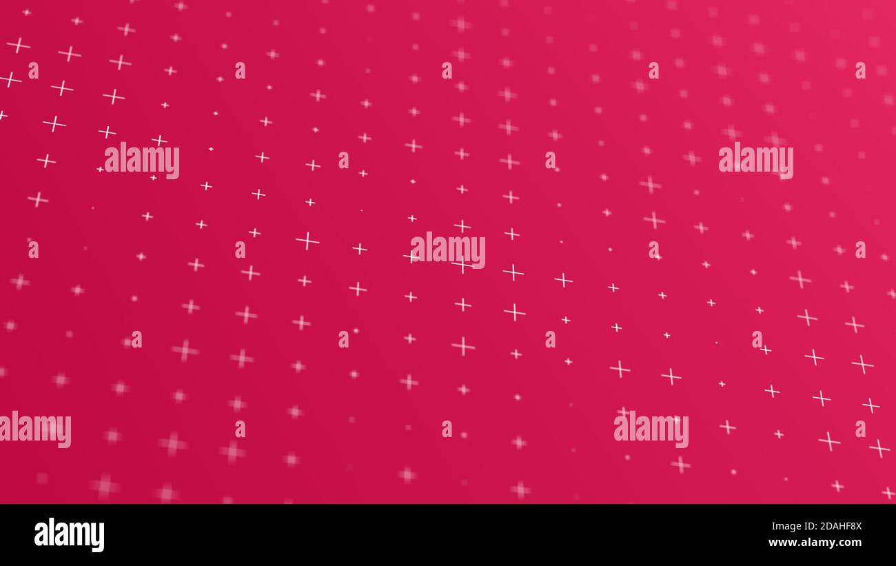 Abstract background in pink with texture of crosses Stock Photo