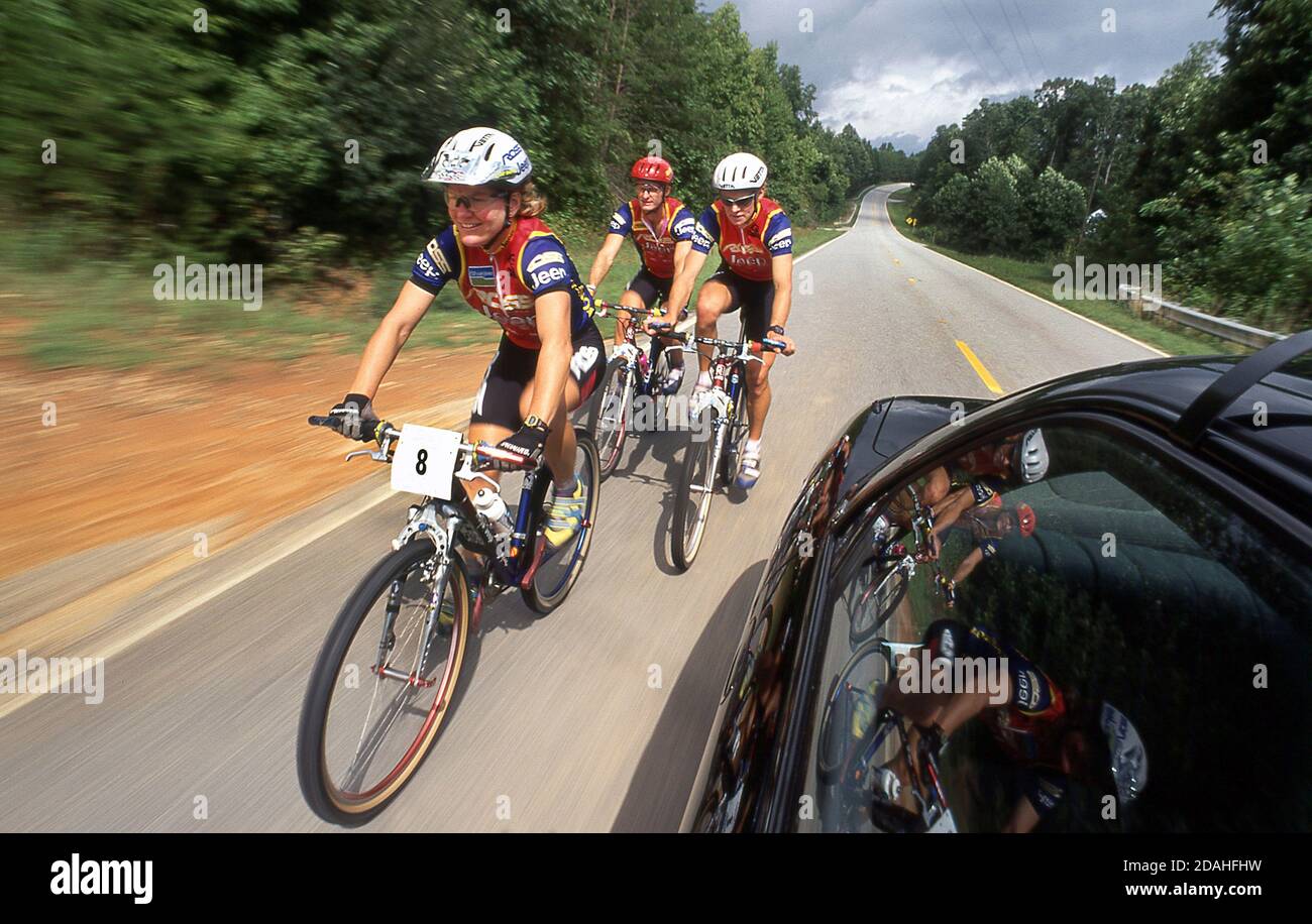 Mountain Bike Nationals 1995, Olympic trials in Helen USA Stock