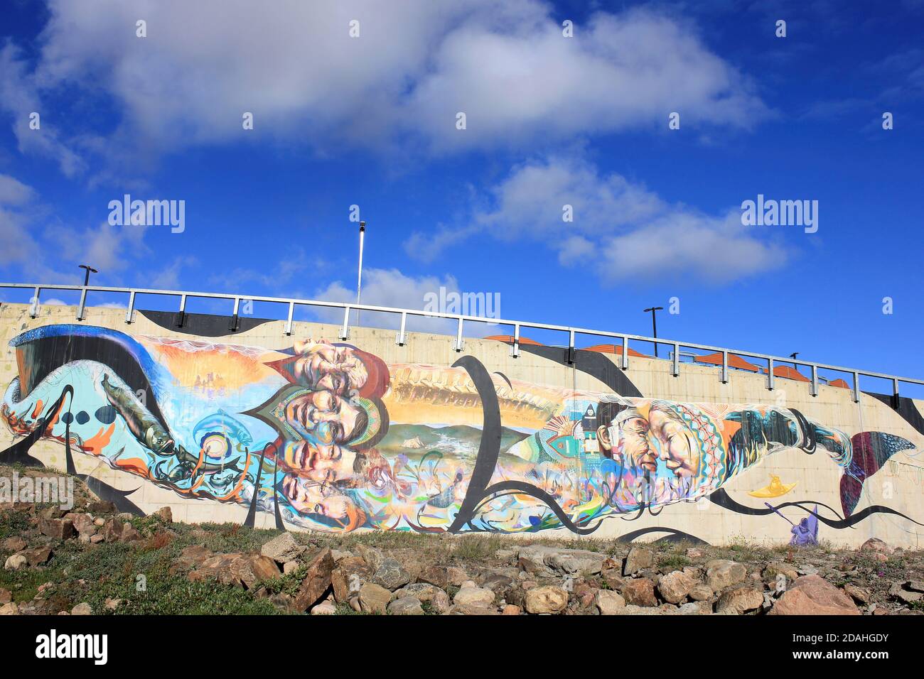 Inuit Art - Bowhead Whale - At Qikiqtani General Hospital, Iqaluit, Baffin  Island, Nunavut, Canada Stock Photo - Alamy, image size:1300x956