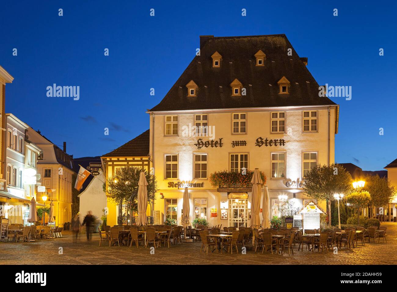 geography / travel, Germany, Rhineland-Palatinate, Bad Neuenahr, hotel to the star at marketplace of A, Additional-Rights-Clearance-Info-Not-Available Stock Photo