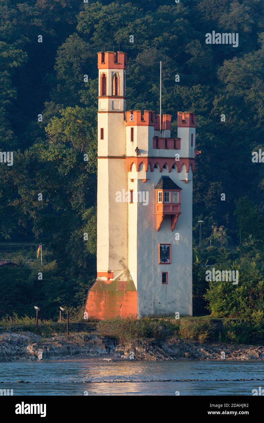 geography / travel, Germany, RhinelandPalatinate, Bingen at Rhine, Binger Maeuseturm on the