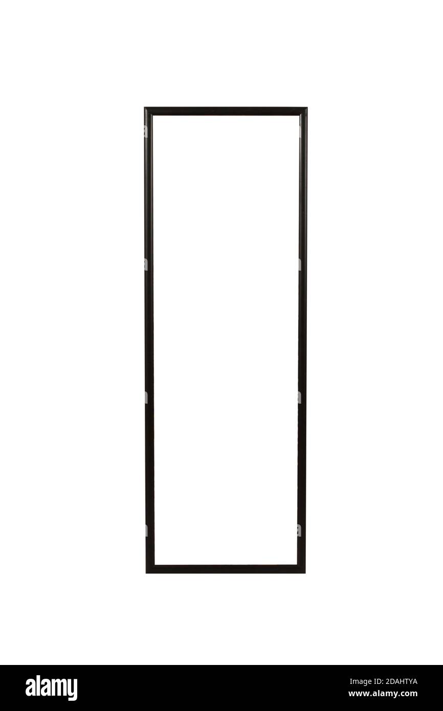 Empty picture frame with a copy space isolated on a white background ...