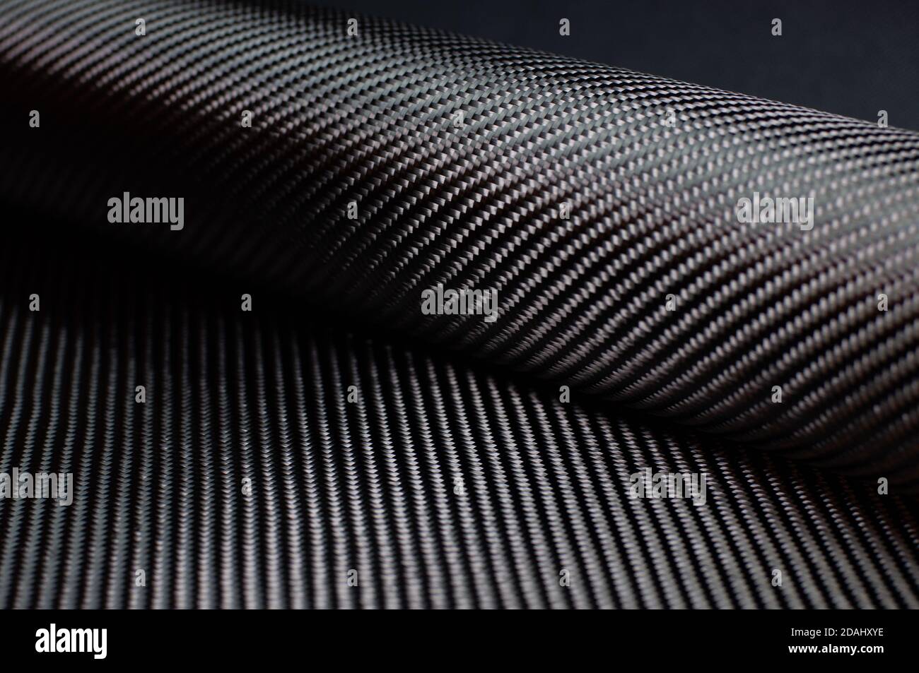 Twill weave carbon fiber roll Stock Photo