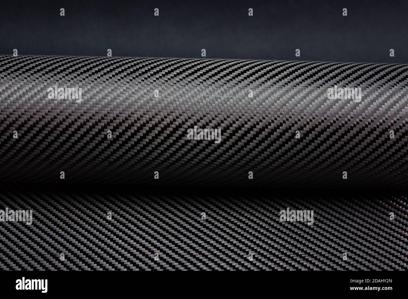 Twill weave carbon fiber roll Stock Photo