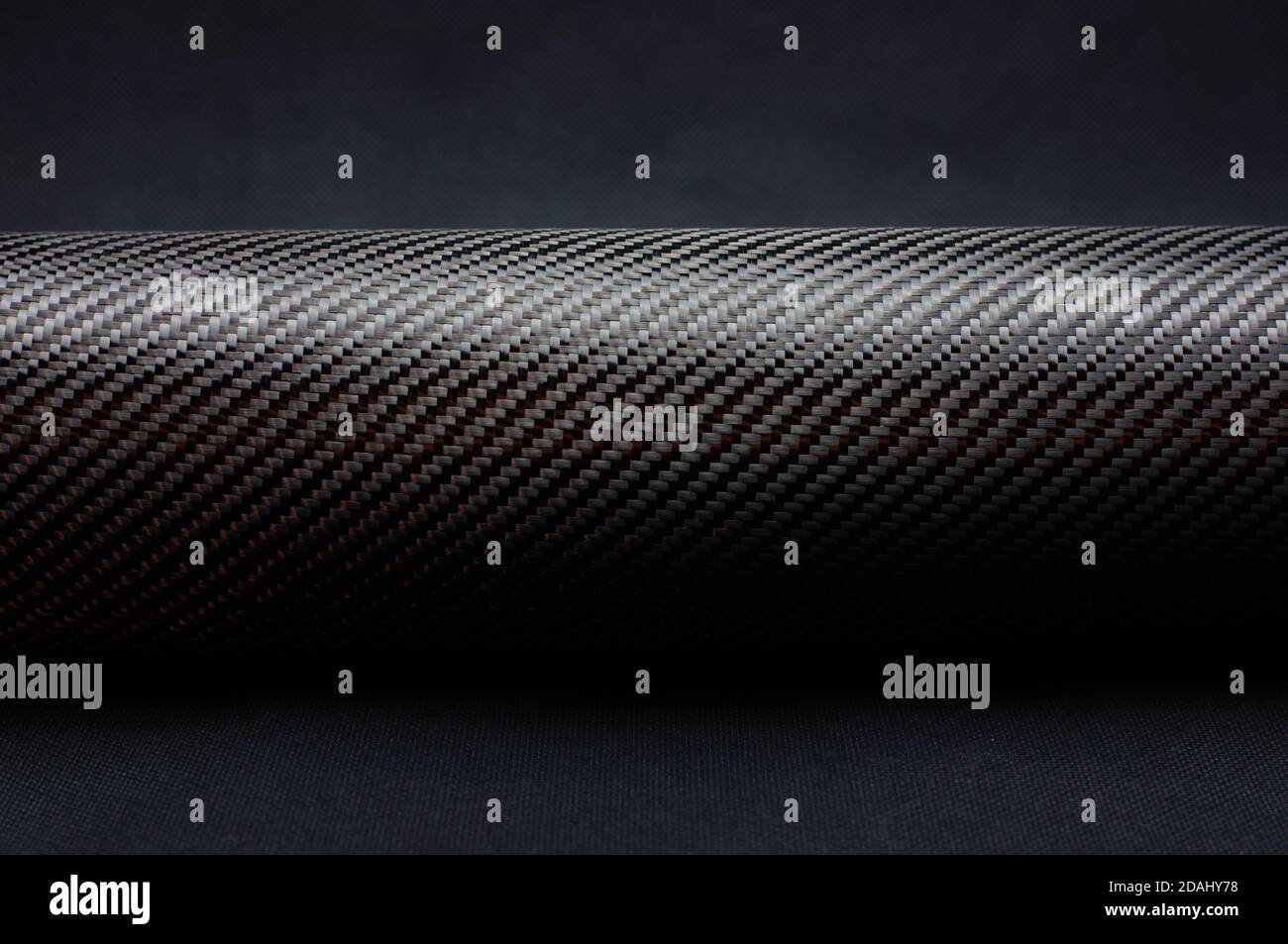Twill weave carbon fiber roll Stock Photo