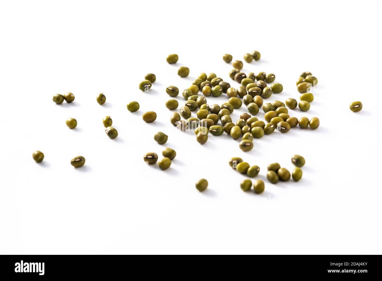 Green soy isolated on white background Stock Photo