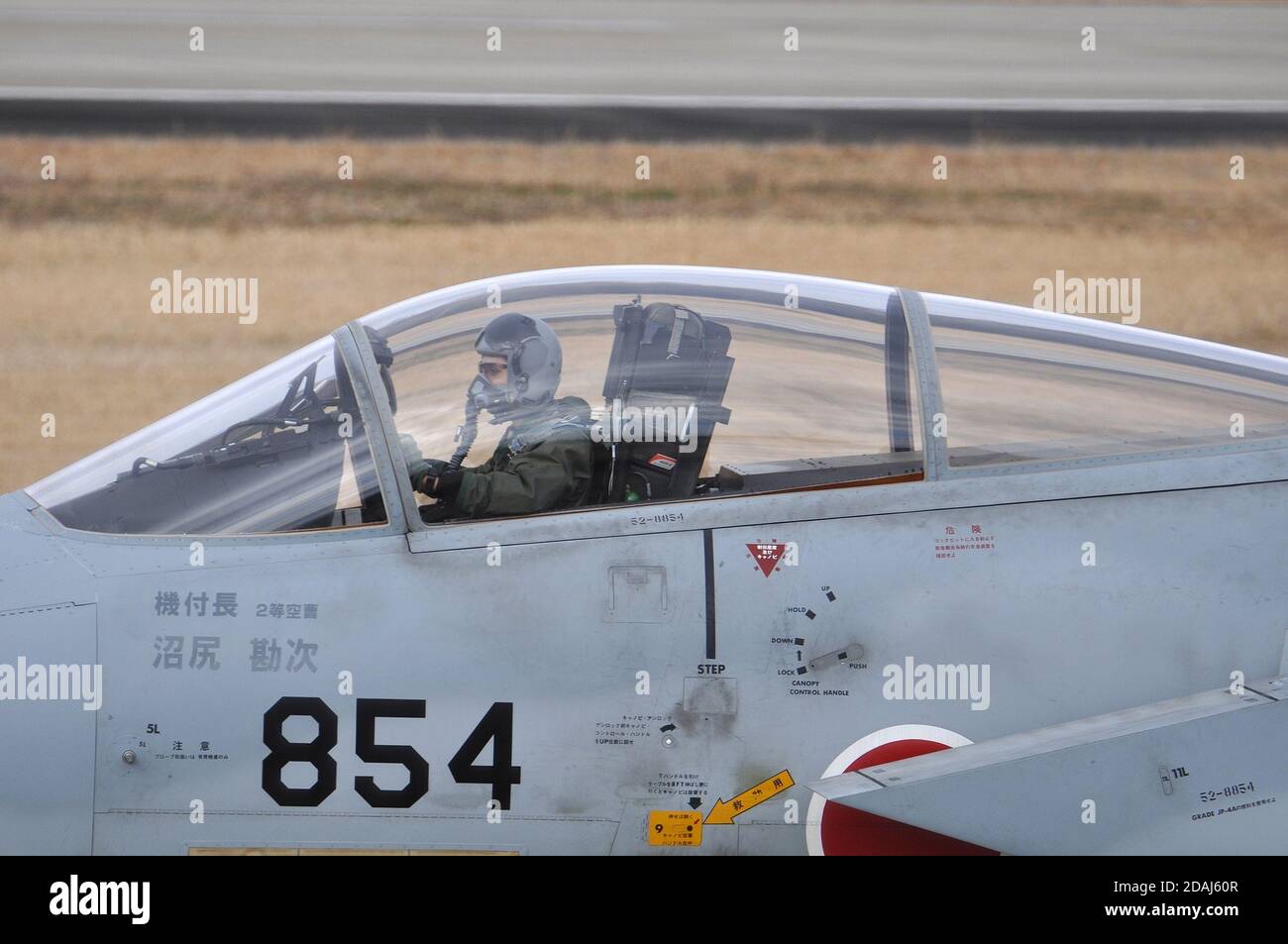 McDONNELL-DOUGLAS F-15J EAGLE OF THE 305 SQUADRON JAPANESE AIR SELF-DEFENSE FORCE (JASDF). Stock Photo