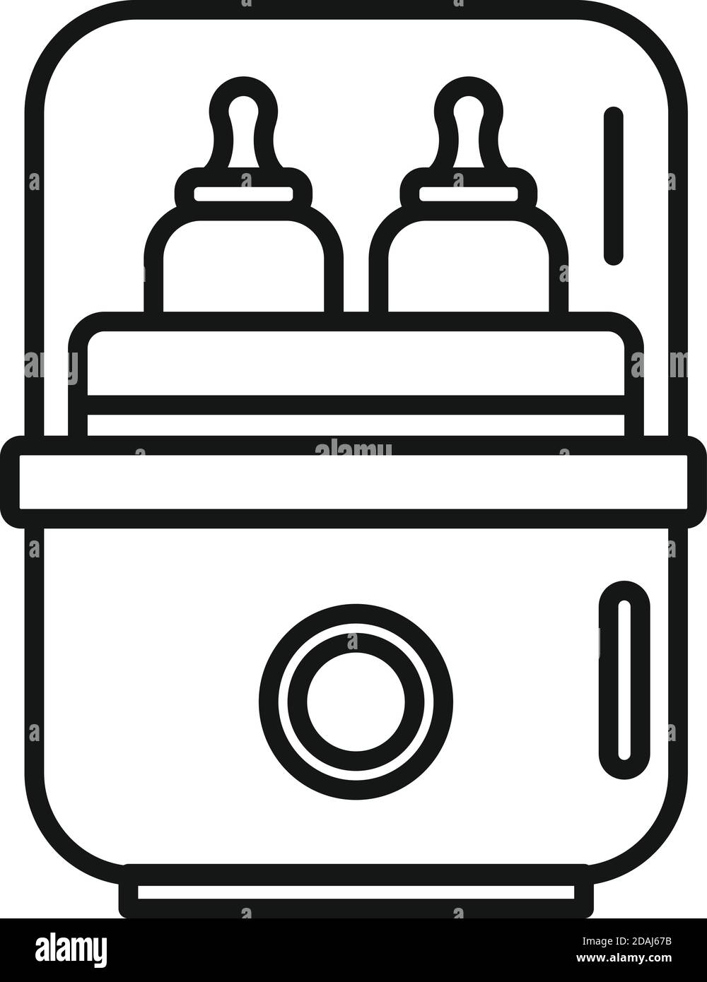 Medical bottle sterilizer icon, outline style Stock Vector Image & Art Alamy