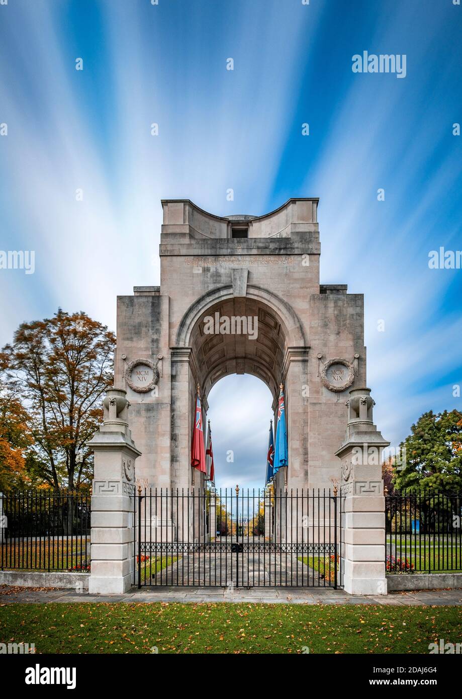 The Arch of Remembrance is a First World War memorial designed by Sir