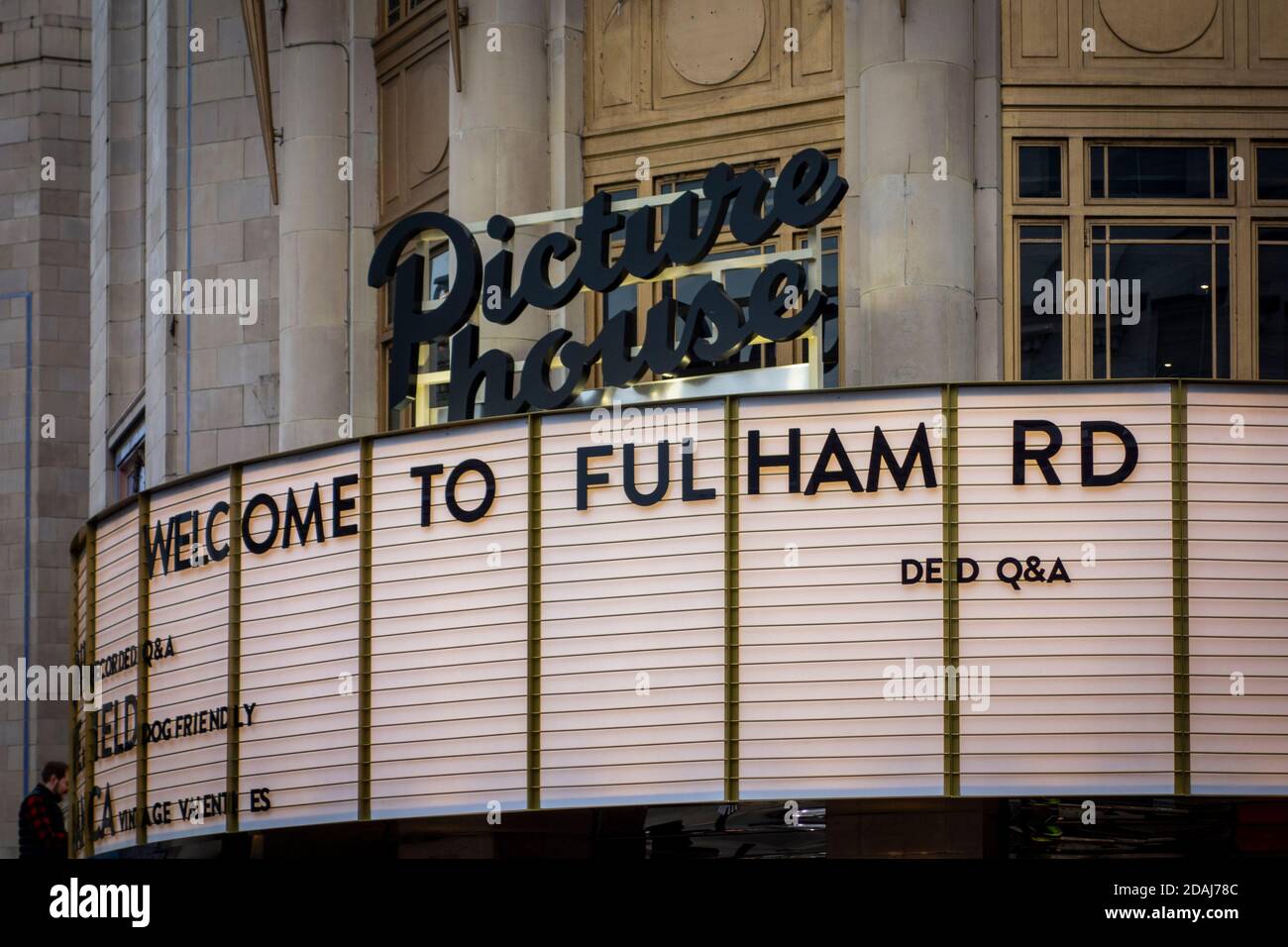 Picture House, Fulham Road, Kensington, London, UK Stock Photo Alamy