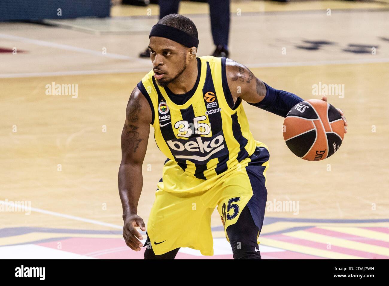 Ali Muhammed of Fenerbahce Beko Istambul during the Turkish Airlines  EuroLeague basketball match between Fc Barcelona and Fene / LM Stock Photo  - Alamy