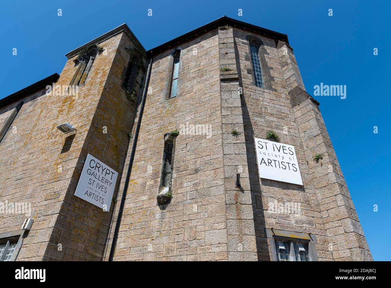 The Old Mariners Church. St Ives Society of Artists and Crypt Gallery, Norway Square, St Ives, Cornwall, UK Stock Photo