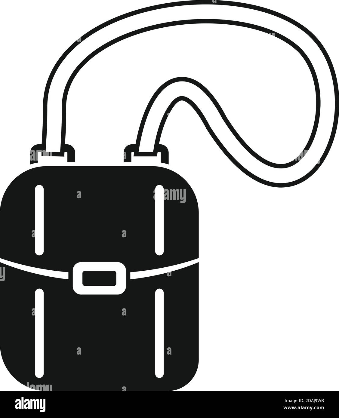 Hunter safari bag icon, simple style Stock Vector Image & Art - Alamy
