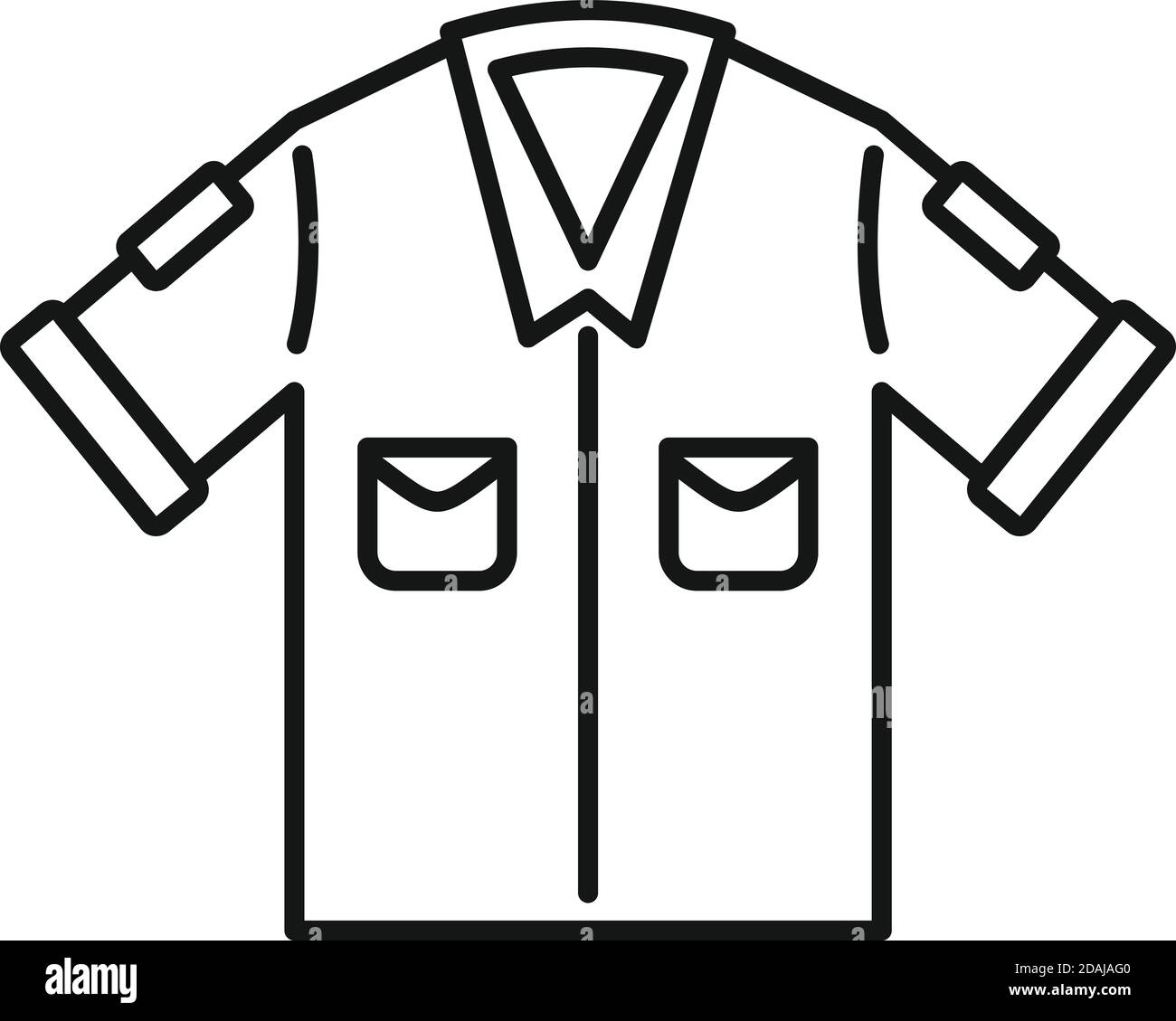 Safari shirt icon, outline style Stock Vector Image & Art - Alamy
