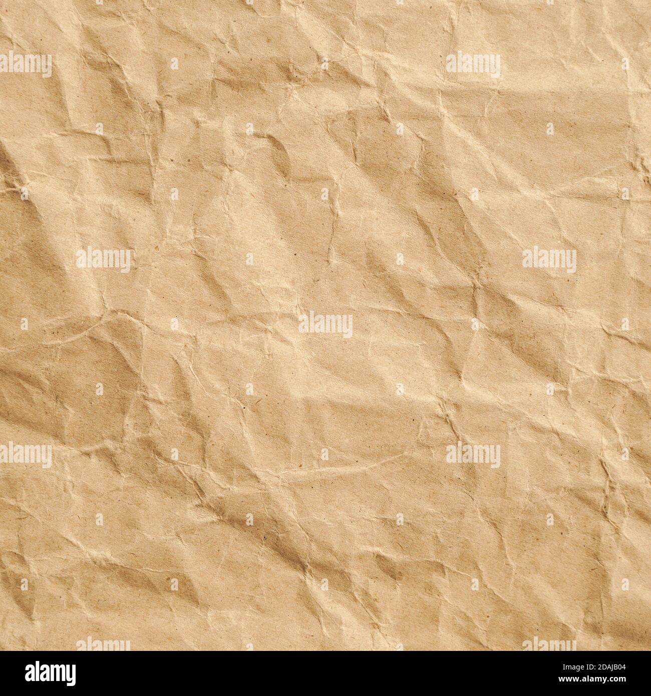 Brown wrinkle recycle paper background Stock Photo