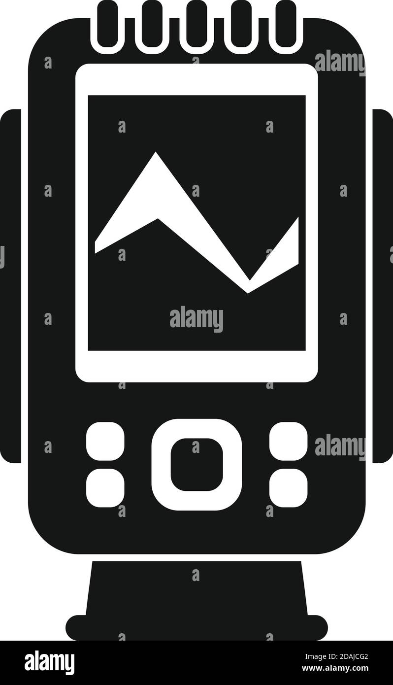 Digital echo sounder icon, simple style Stock Vector Image & Art - Alamy