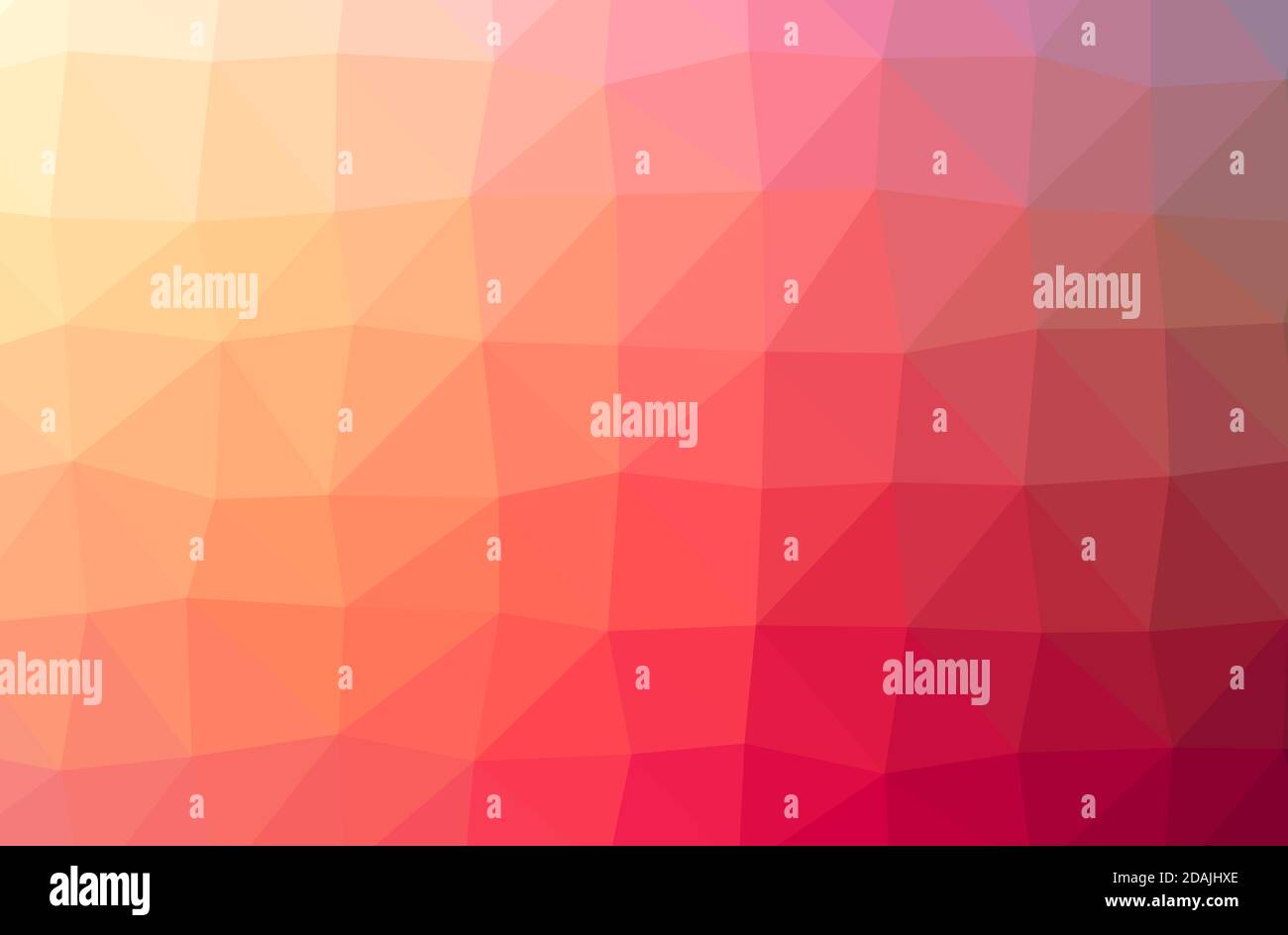 Illustration of abstract Red, Yellow horizontal low poly background ...