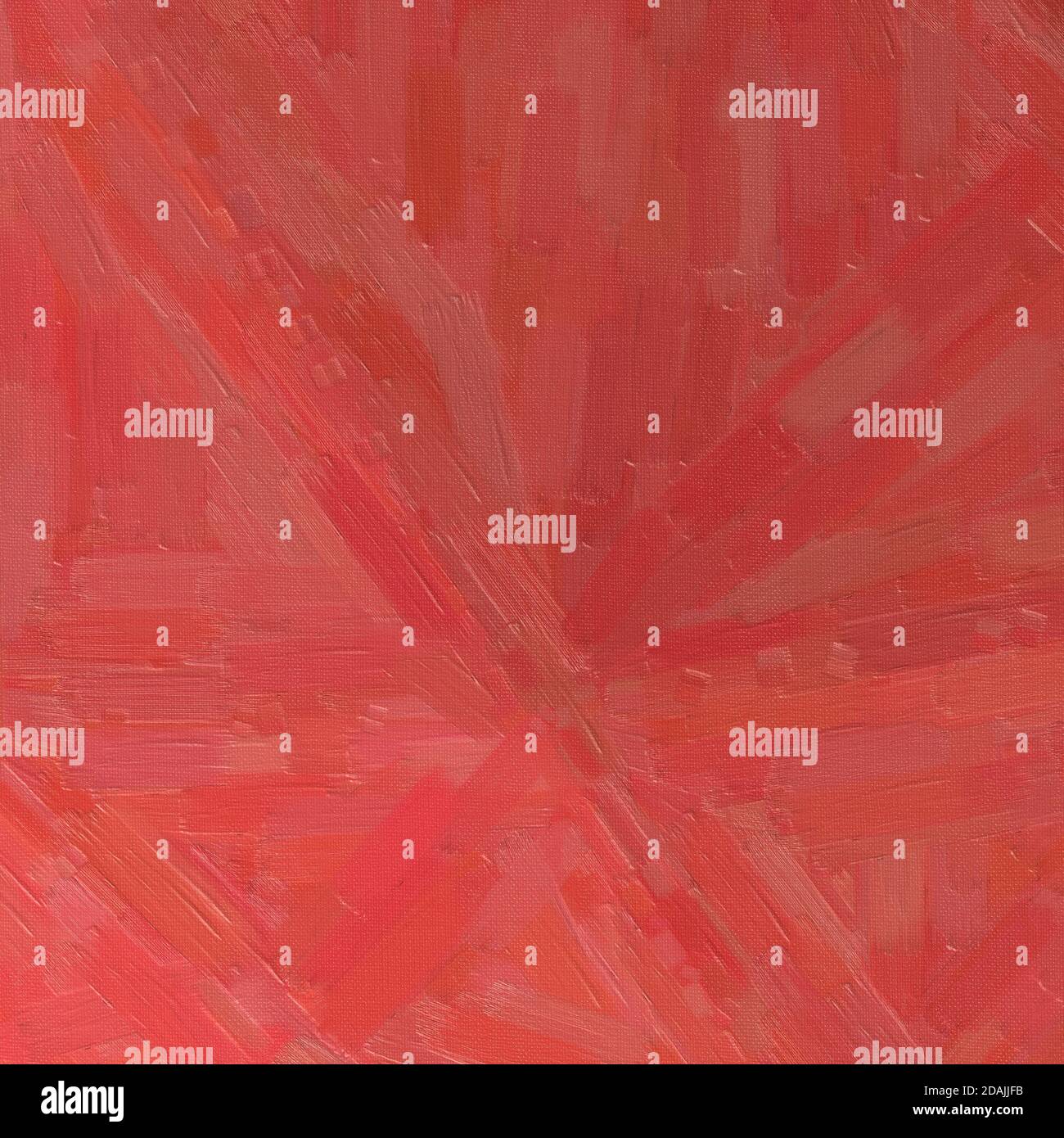 Dark red Oil paint with large brush strokes in square shape background illustration Stock Photo