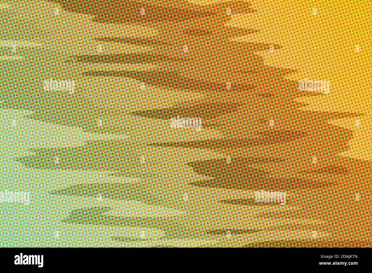 Brown lines paint with dots background, digitally created. Stock Photo