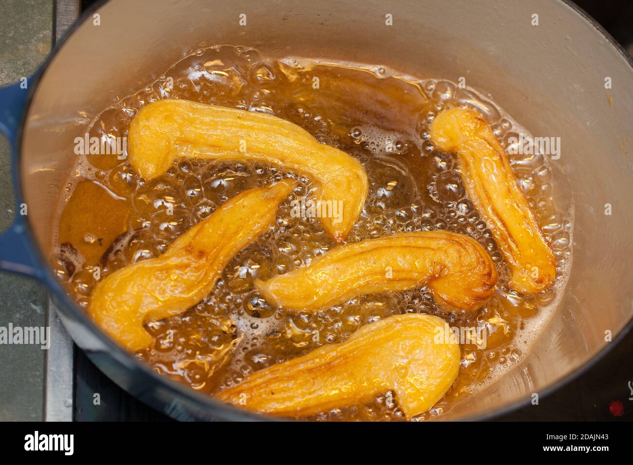 Cooking And Deep Frying In Fatiscent Big Pan Or Wok, Street Food Stall In  India, Junk Unhealthy Eating. Fire Coming Out Below The Pan. Stock Photo,  Picture and Royalty Free Image. Image