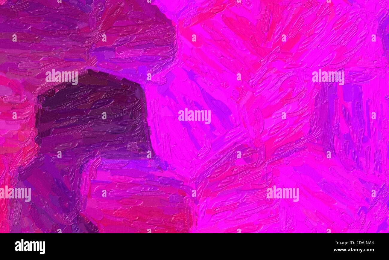Fuchsia color large color variation impasto background, digitally ...