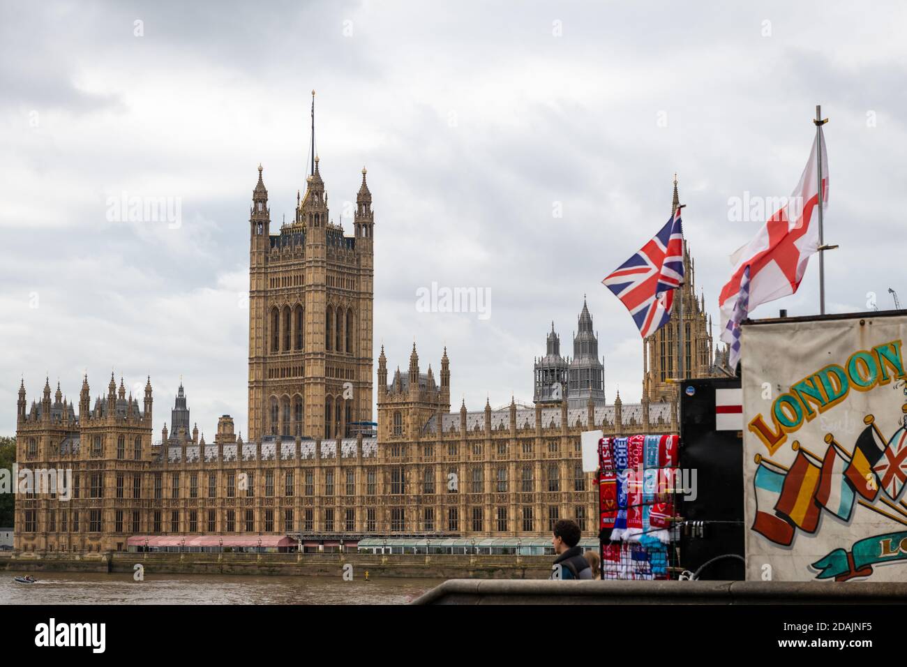 The House of Parliament in Westminster, London. Stock Photo