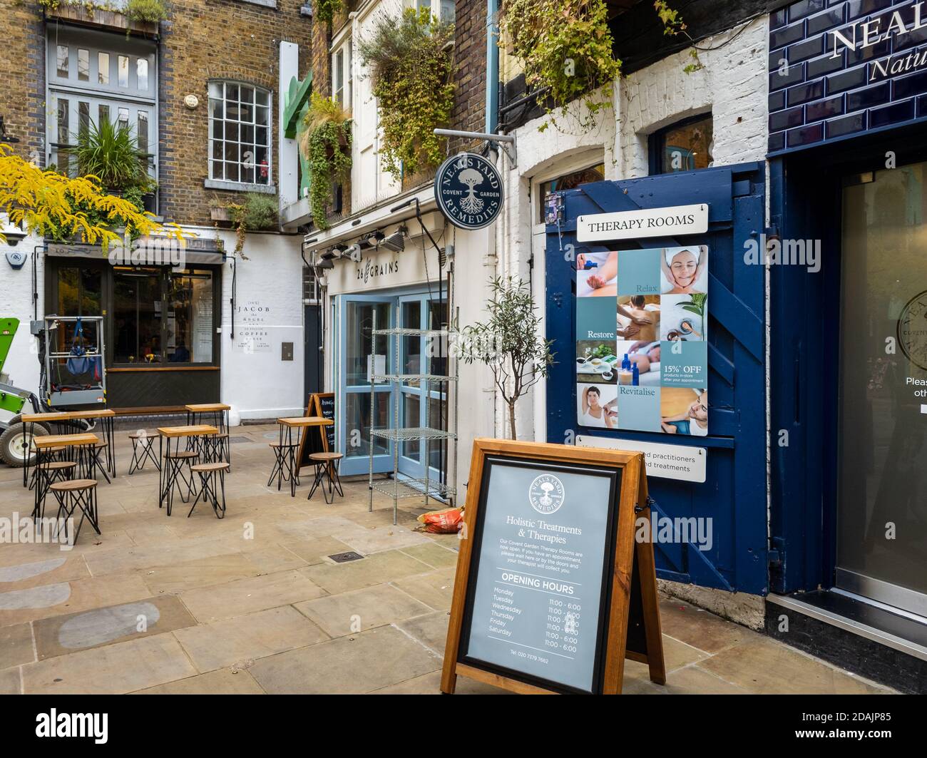 Neal's Yard, Covent Garden. London. Stock Photo