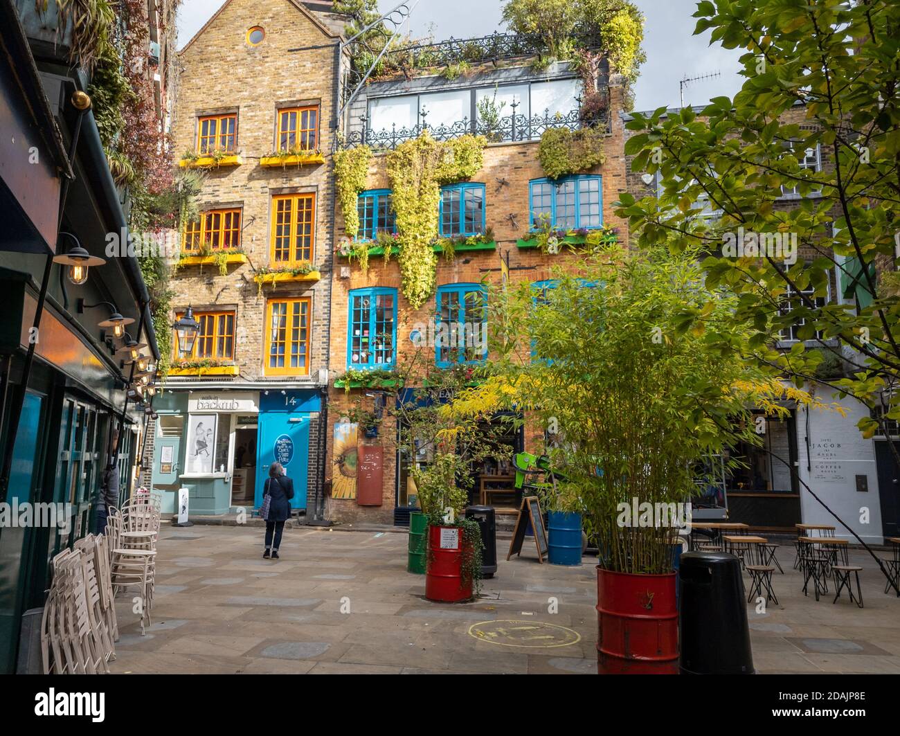 Neal's Yard, Covent Garden. London. Stock Photo