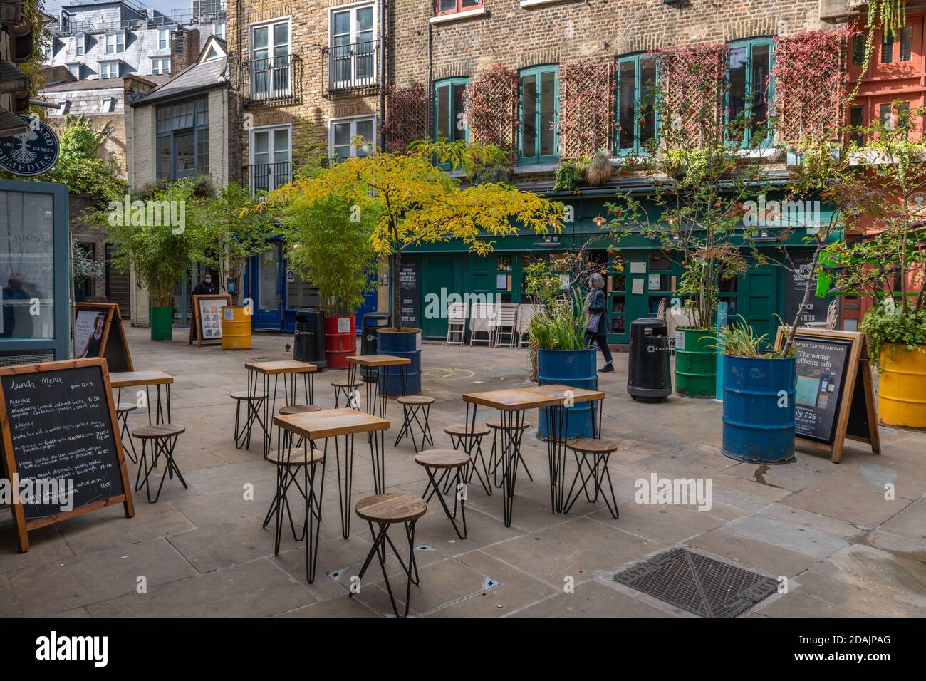 Neal's Yard, Covent Garden. London. Stock Photo