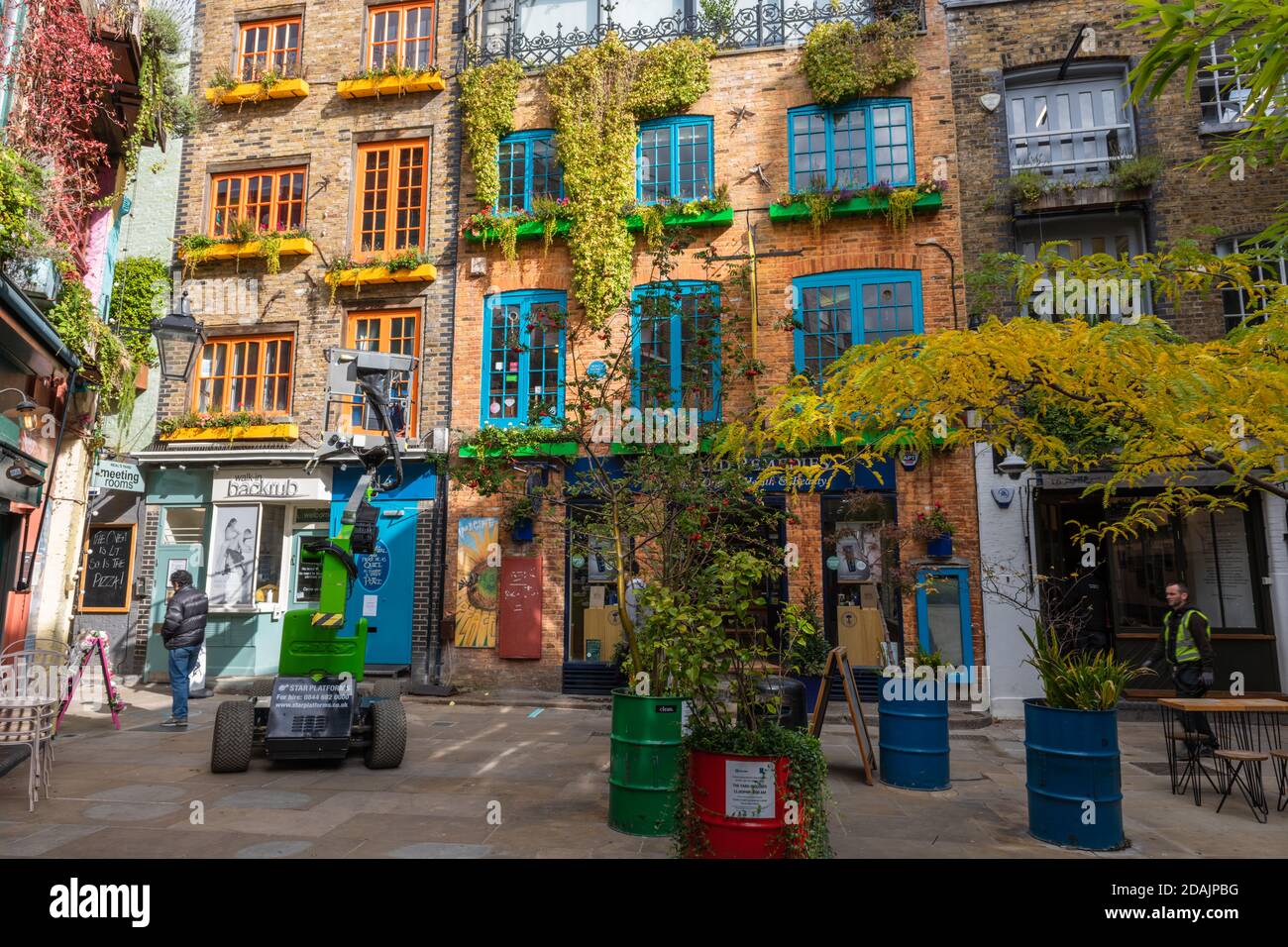Neal's Yard, Covent Garden. London. Stock Photo