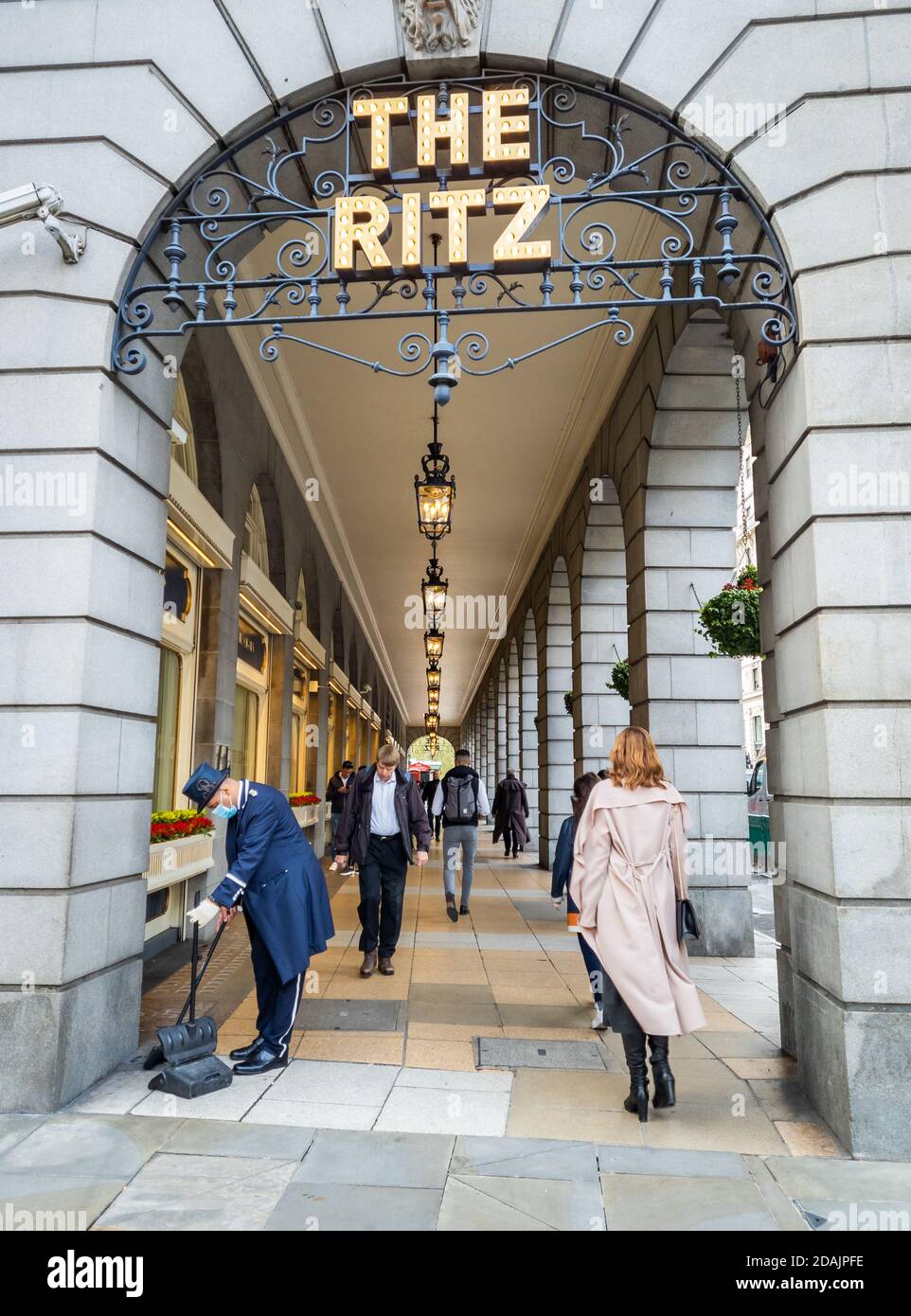 The Ritz. World famous hotel, restaurant and club. Stock Photo