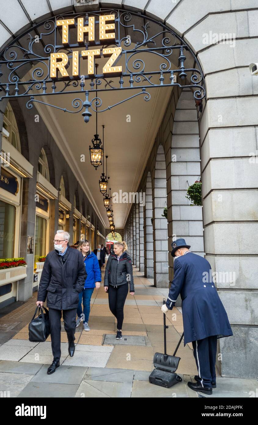 The Ritz. World famous hotel, restaurant and club. Stock Photo