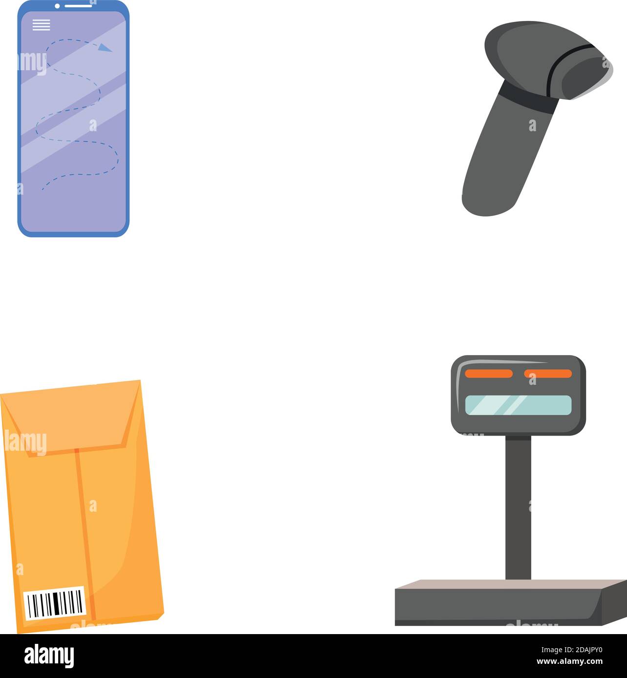 Package tracking system Stock Vector Images Alamy