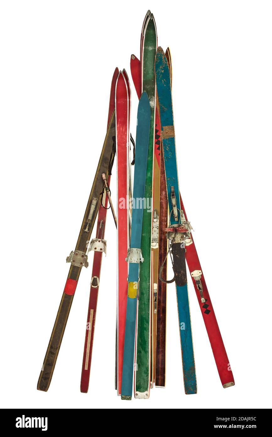 Antique skis hi-res stock photography and images - Alamy