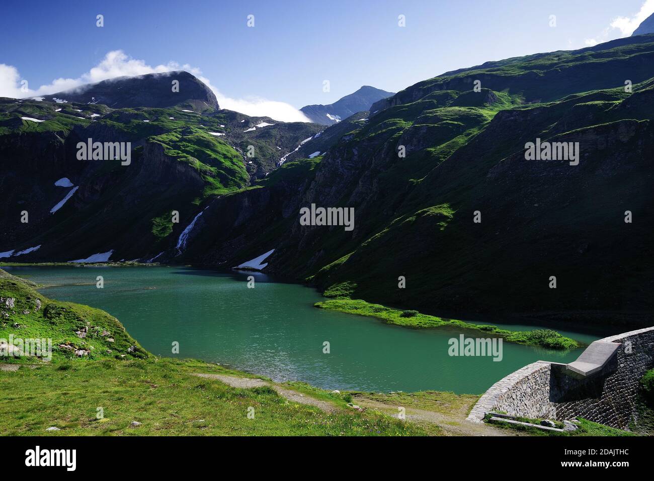 Summer Alpine Landscape In National Park Hohe Tauern Austria Panorama summer-alpine-landscape-in-national-park-hohe-tauern-austria-panorama