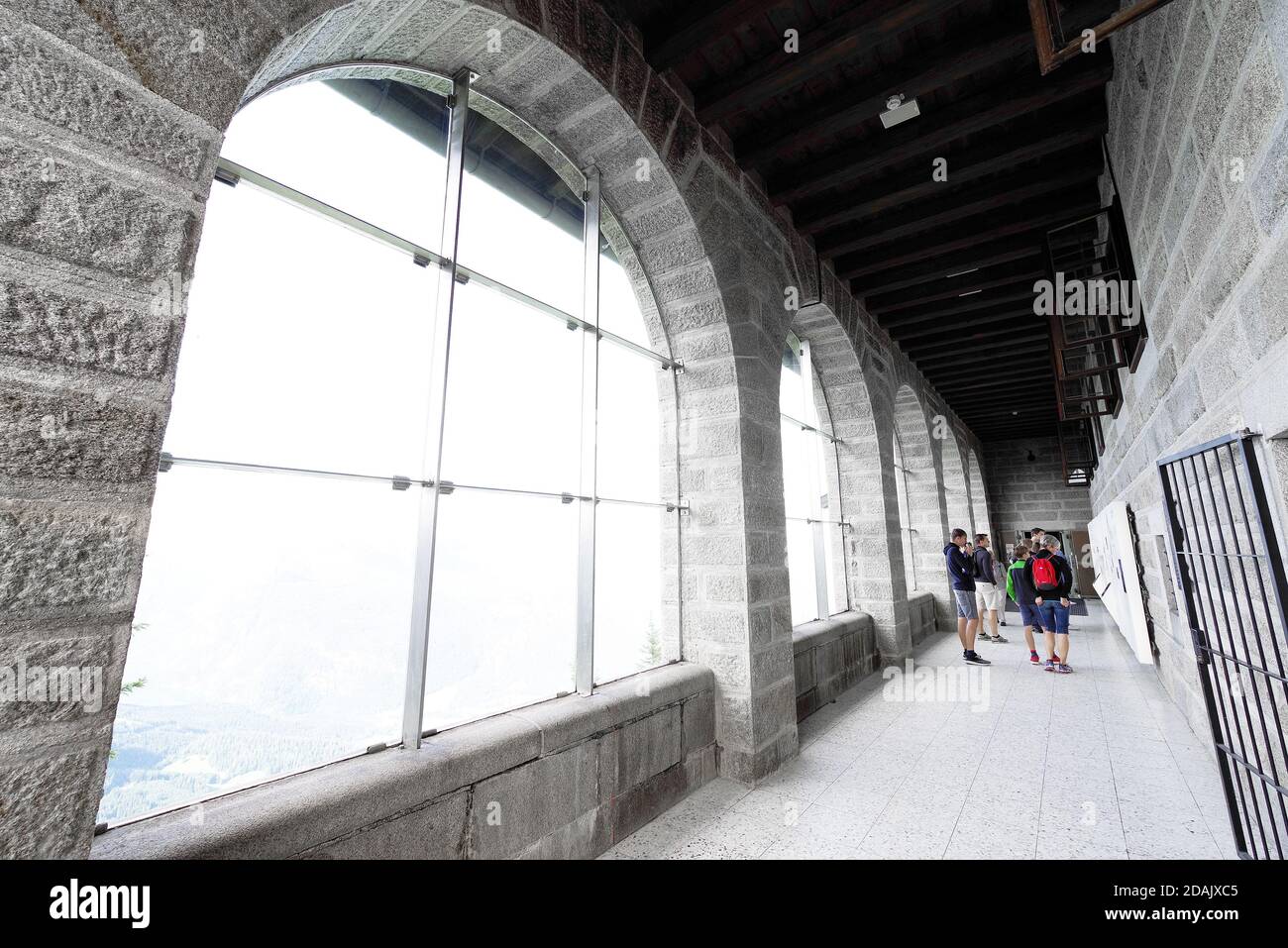 The Kehlsteinhaus (also known as the Eagle's Nest) on top of the ...