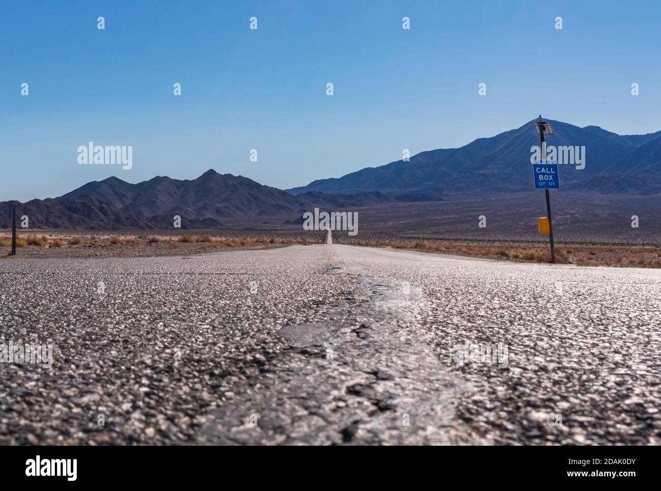 Death valley road sign hi-res stock photography and images - Alamy