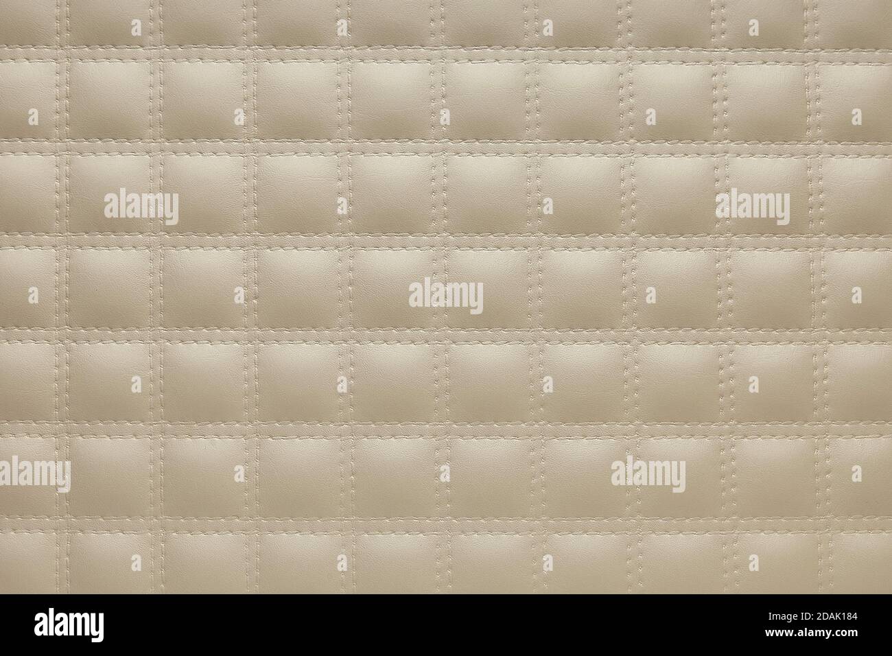 Leather grid beige rhombus texture background for decor  Stock Photo