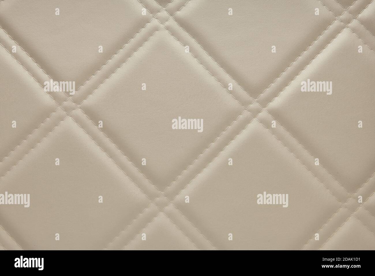 Leather grid beige rhombus texture background for decor  Stock Photo