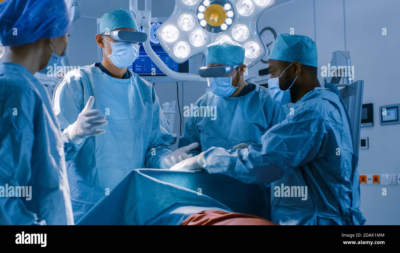 Surgeons Wearing Augmented Reality Glasses Performing State of the Art