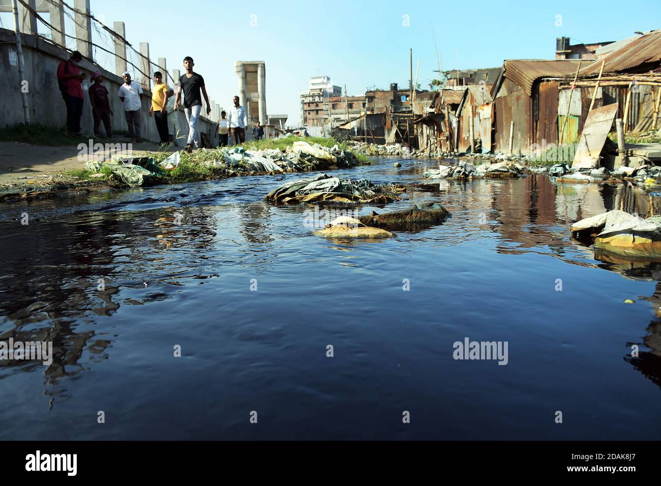 DHAKA, BANGLADESH November 2020 As there is no proper sewerage system