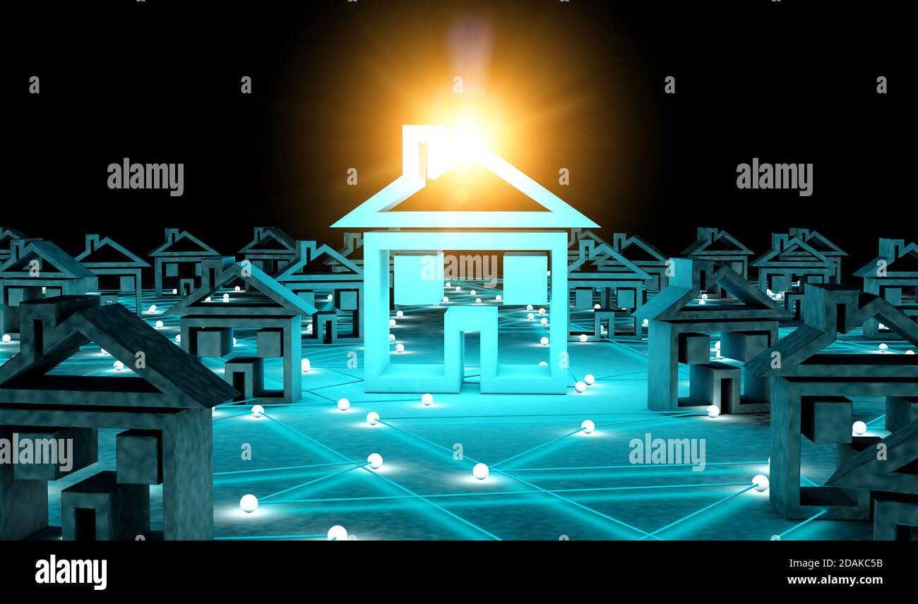 Search for a house in the image related to house