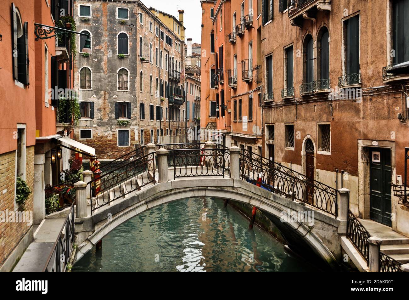 Canal and Historic Houses in Venice, Italy Stock Photo - Alamy