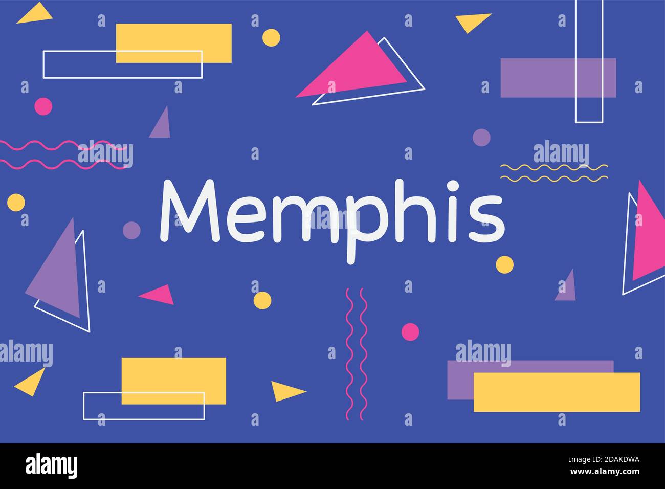 trend designs and vintage memphis 80s 90s style abstract vector ...