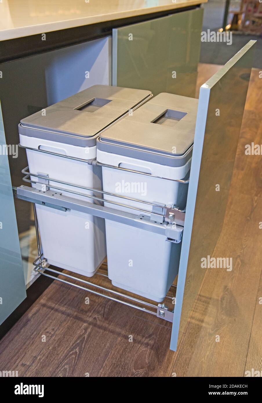 Interior design decor of kitchen in luxury apartment showing closeup