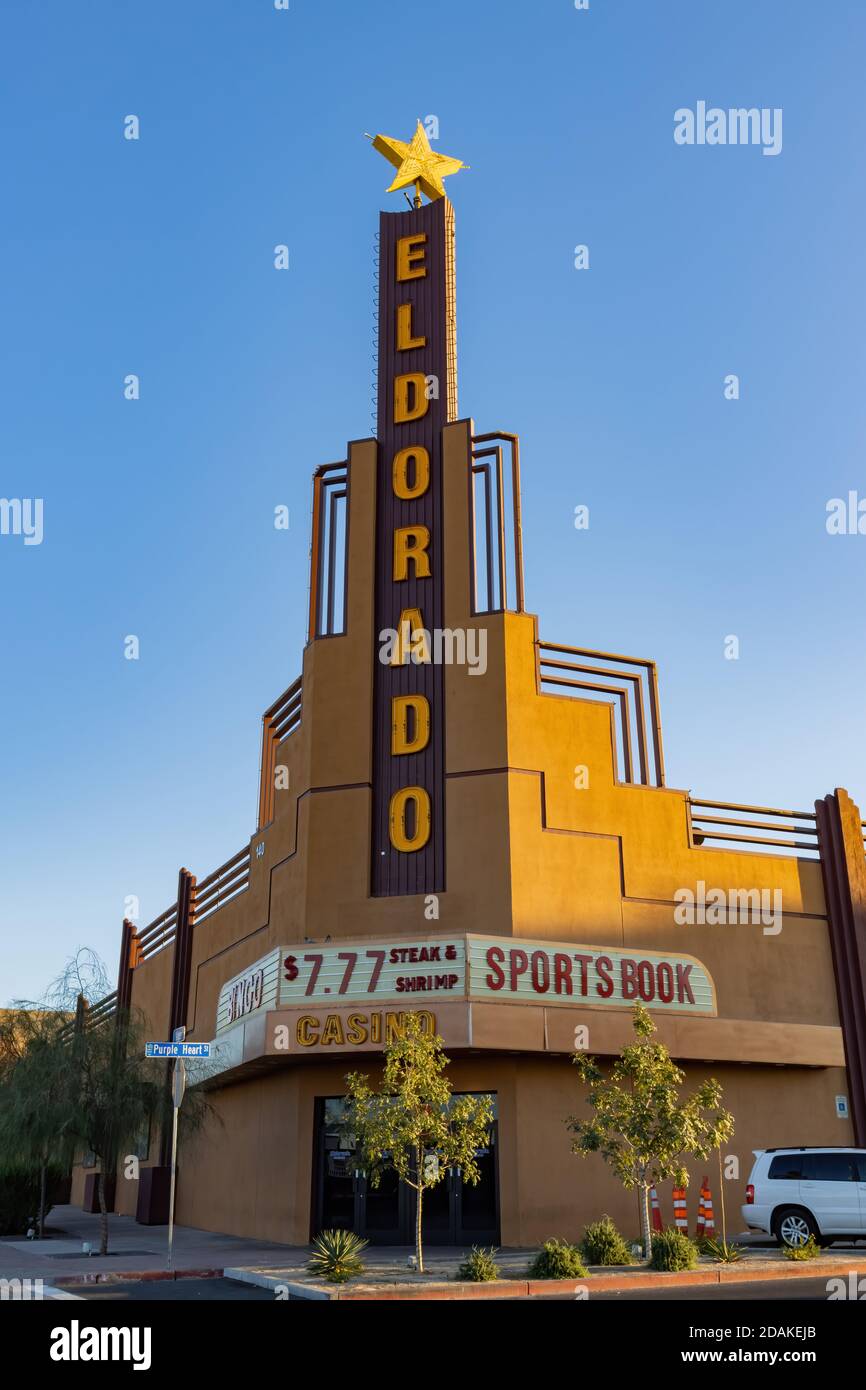 Henderson, NOV 4, 2020 - Afternoon view of the Eldorado Casino Stock Photo