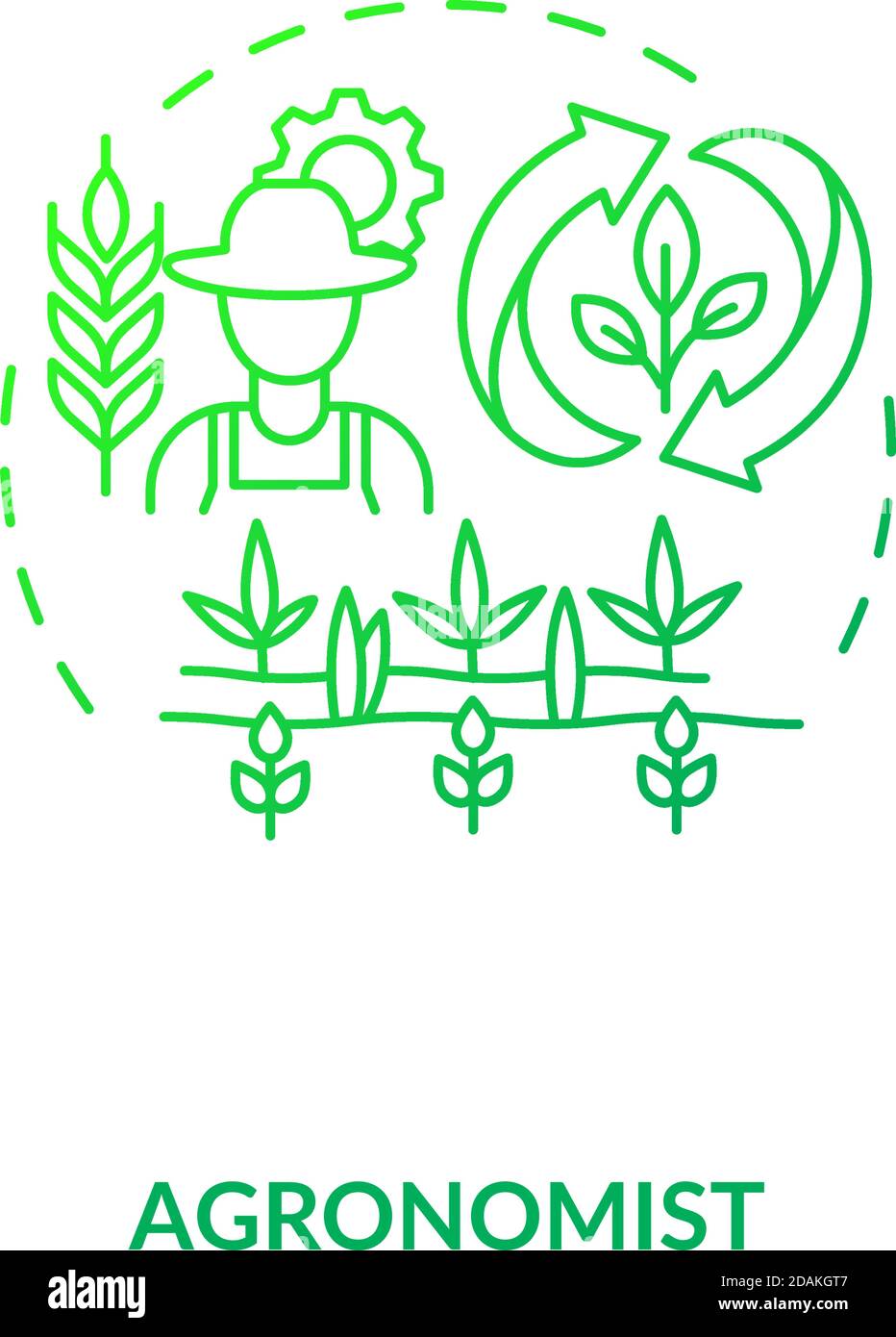 Agronomist concept icon Stock Vector Image & Art - Alamy