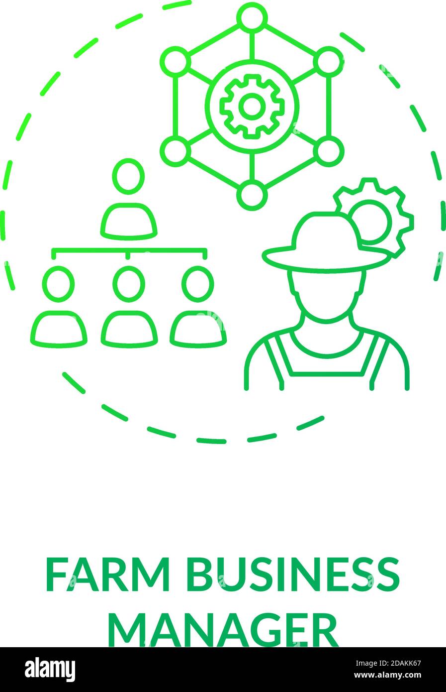 Farm business manager concept icon Stock Vector Image & Art Alamy