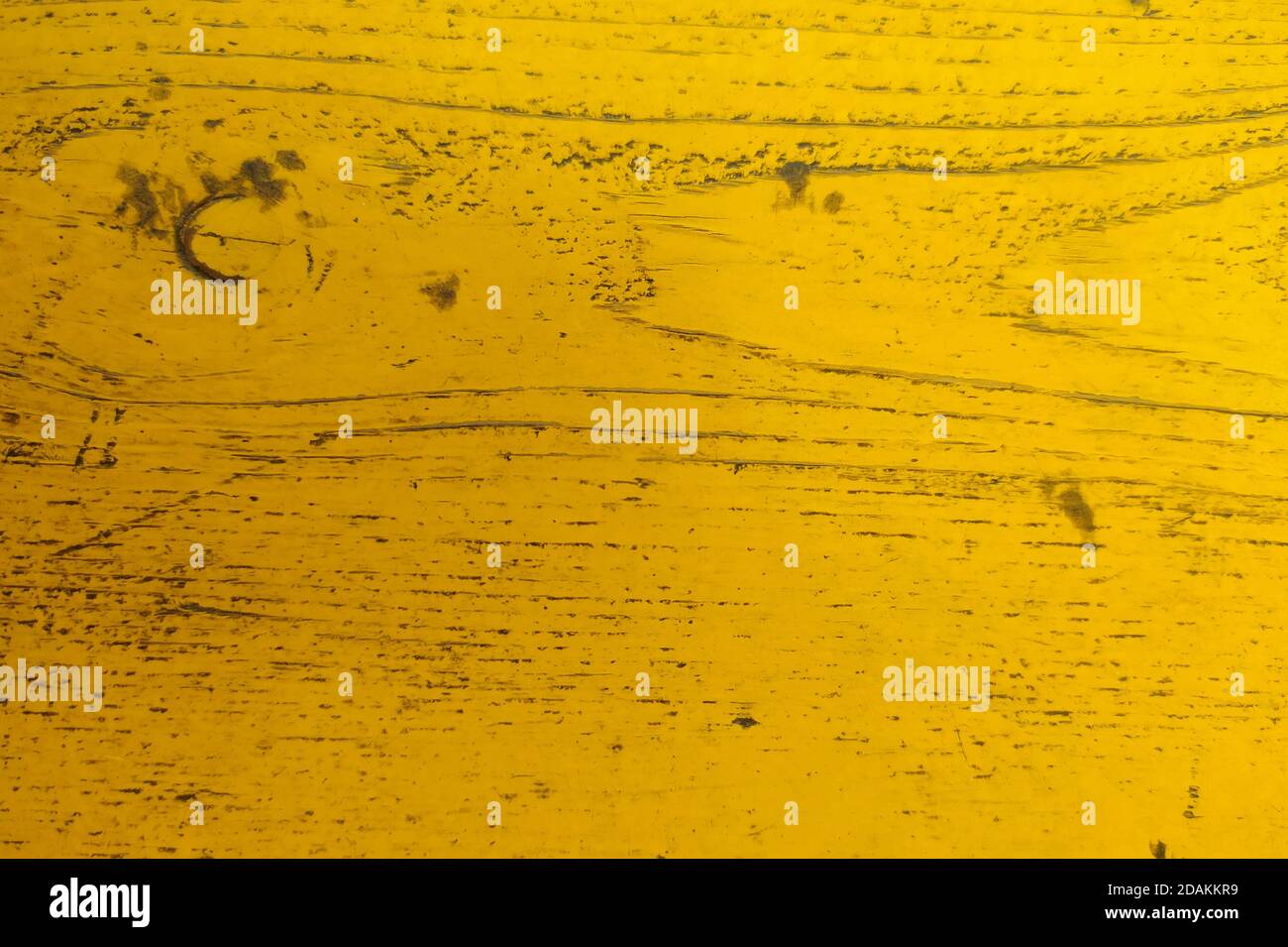 Old paint peeling texture wooden yellow background. Wooden background ...