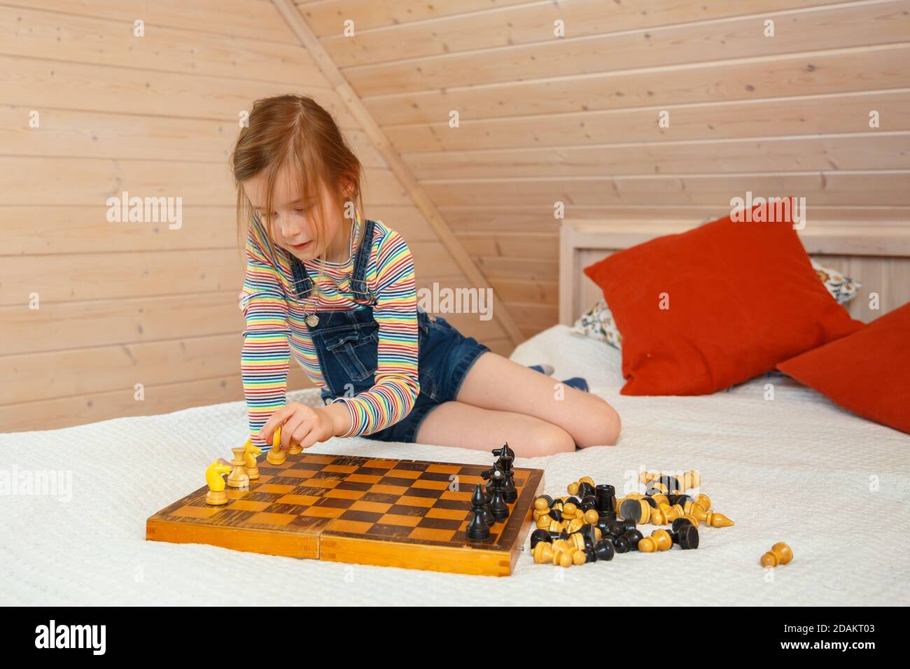 Little Clever Boy Playing Chess Online At Home Stock Photo, Picture and  Royalty Free Image. Image 47800282.